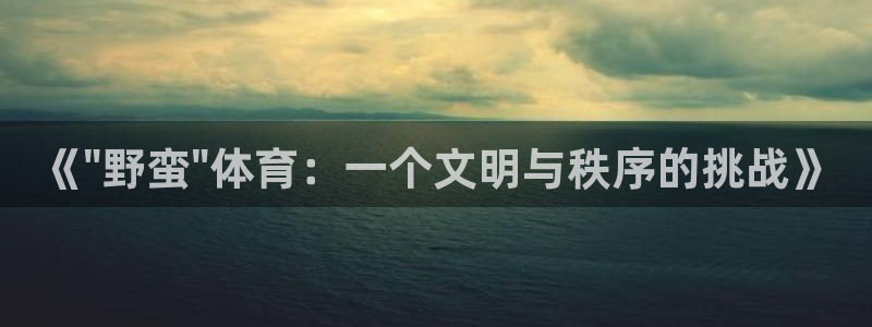 哈哈体育：《\